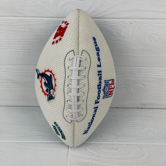 Miami Dolphins Collectible NFL Football Ball Old Vintage Team Logo - Picture 4 of 11